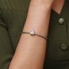 New Copper Pink Series Bow Zircon Flower Bead Charm Pendant Fit Bracelet Necklace Fine Diy Jewelry Making For Women