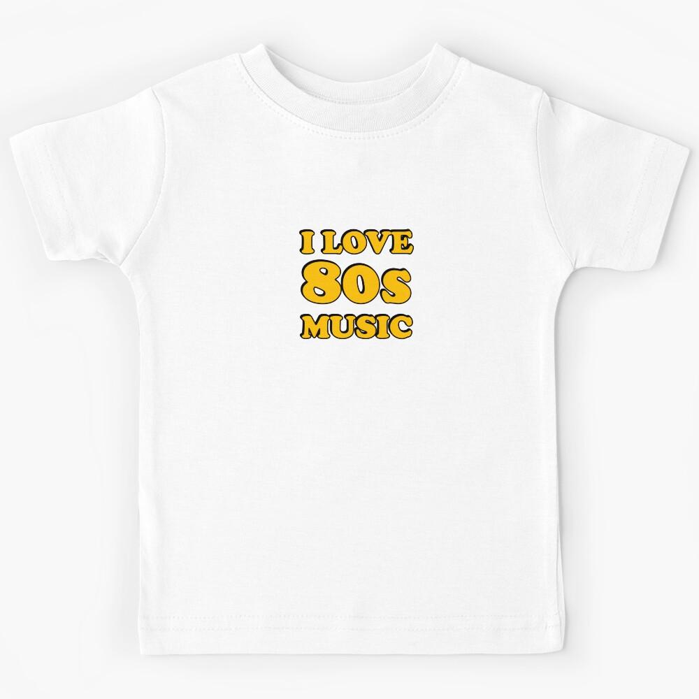 80s MUSIC 1980s eighties Kids T-Shirt 160