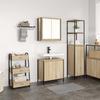 2 Piece Bathroom Furniture Set In Sonoma Oak Wood Composite