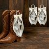 Ribbon Lace Butterfly Detachable for Cowboy Boots