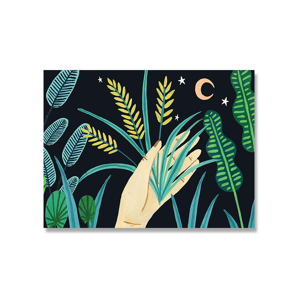 Horoscope Constellation Jungle Poster Taurus Libra Capricorn Zodiac Print Astrology Gift Canvas Painting Nursery Wall Art Decor