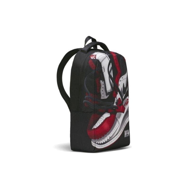 Jordan Polyester Laptop Bags Basketball Bags Backpack Regular Unisex Red Black Multicolor Jordan 9A0484-KR5