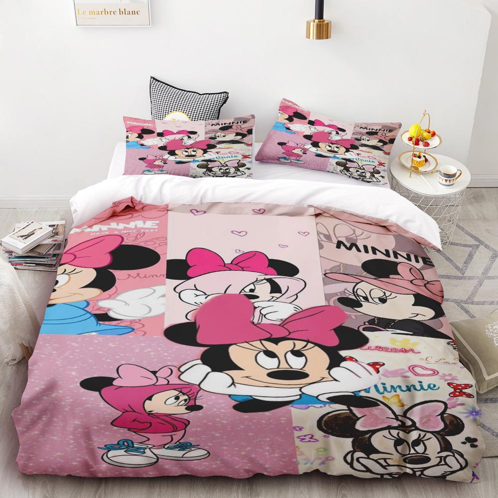 

Mickey Anya Forger Duvet Cover Set Comforter Bedding 3d Children S Bedding Set 3-Piece 1 Quilt Cover King Size best gifts 135x200cm