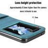 PU Leather for Samsung Z Flip 6 5 4 3 2 Flip6 Flip5 Flip4 Flip3 Flip2 5G Protective Phone Case with Multi-card Slot Holder Cover