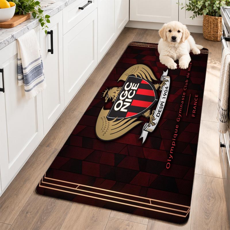 Flannel Kitchen Mat OGC Nice FC Soft Area Rug Non Slip Floor Carpet Home Decoration
