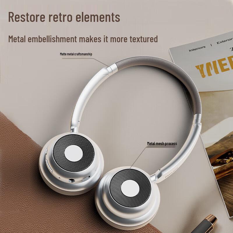 Philips Retro Wireless Noise-Cancelling Over-Ear Headphones TAH1129