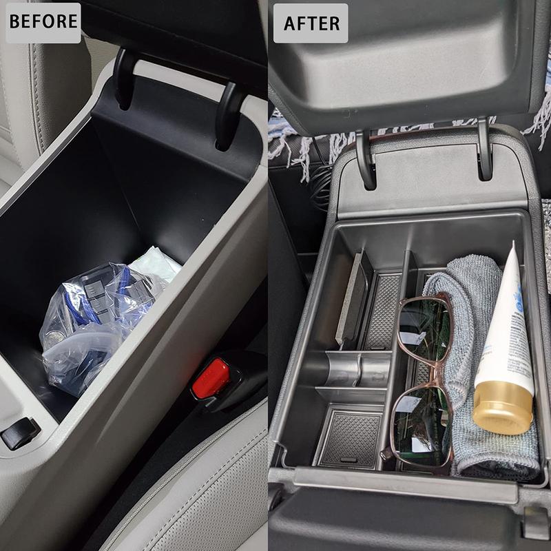 Center Console Organizer for   2024 Hyundai Tucson Limited and Tucson Hybrid Accessories, Push Button Transmission Only