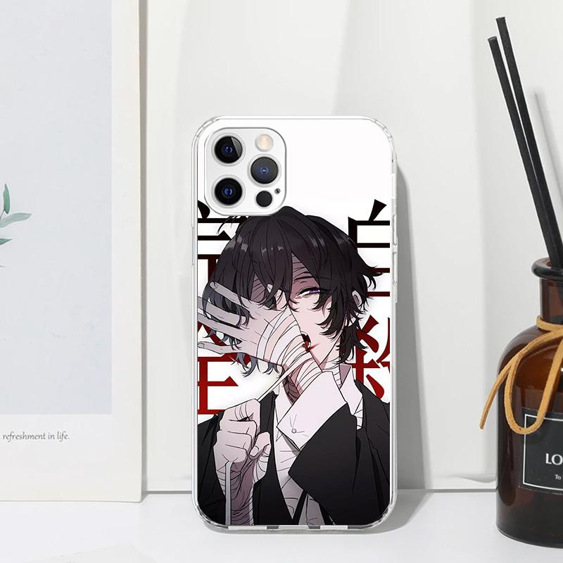 Bungo Stray Dogs Dazai Phone Case For Iphone 17 Air 16 15 Plus 16E 14 Pro Max 13 Mini 12 11 7 8 SE Fundas Soft Back Cover 17 Air