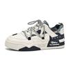 Men'S Shoes Autumn Thick-Soled Heightening Sports Board Shoes Guochao Casual Leather Youth Board Shoes