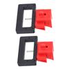 2PCS Clamp On Circuit Breaker Tagout Device Blade Teeth Bite Design Circuit Breaker Lockout Device