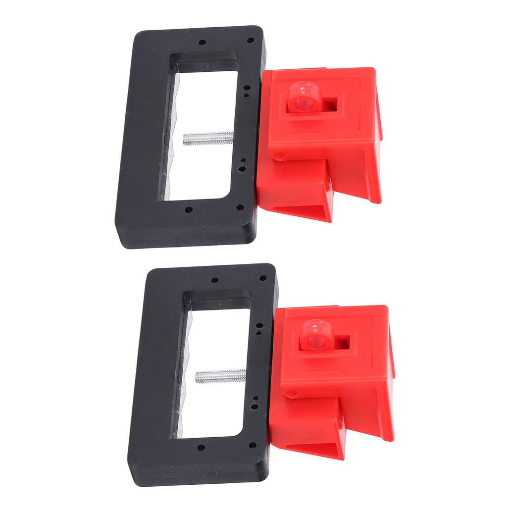 2PCS Clamp On Circuit Breaker Tagout Device Blade Teeth Bite Design Circuit Breaker Lockout Device