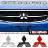 Bil Fronthette Emblemer Bakre Bagasjerom Merke Klistremerke for Mitsubishi Lancer 9 Pajero ASX Outlander Galant Mirage Tilbehør Dekal Logo
