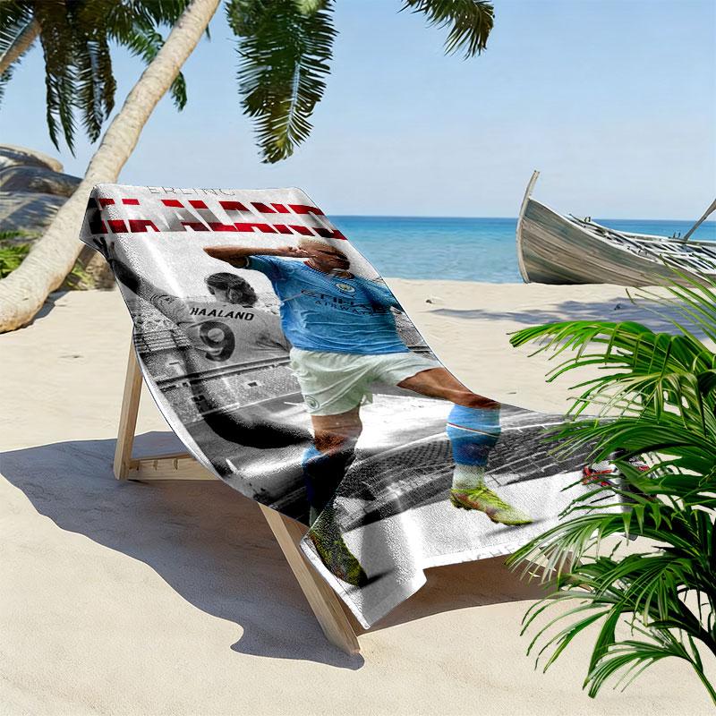 Vinicius Jr. Rise Beach Towel, Large Soft Quick Dry Towel for Beach Camping Swimming