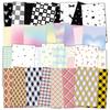 8 Sheets Girly Heart Korean Style Adhesive Phone Card Stickers, Decorative and Waterproof