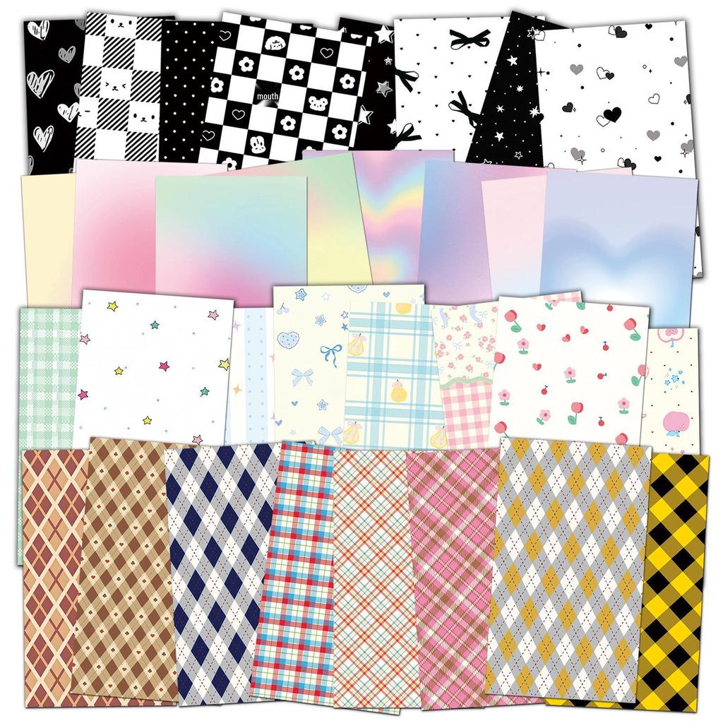 8 Sheets Girly Heart Korean Style Adhesive Phone Card Stickers, Decorative and Waterproof