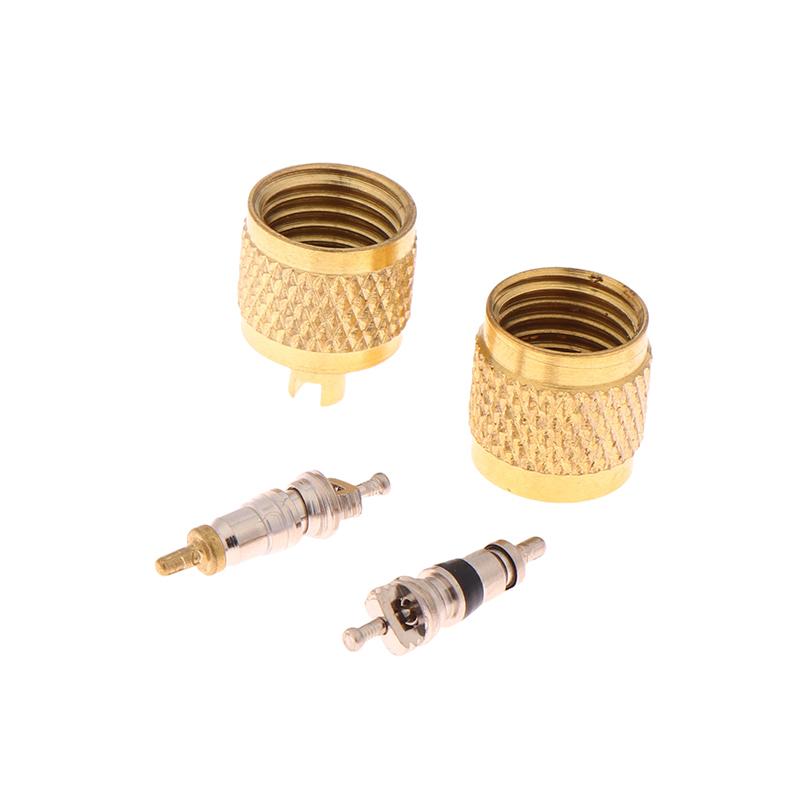 10Pcs Brass Valve Cores Replacement Ac Hvac/R Field Service Tool Refrigerant Valve Core Remover Removal Tool Havc