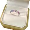 Exquisite Rainbow Zircon Flower Ring: Retro Design Luxury Jewelry for Index Finger