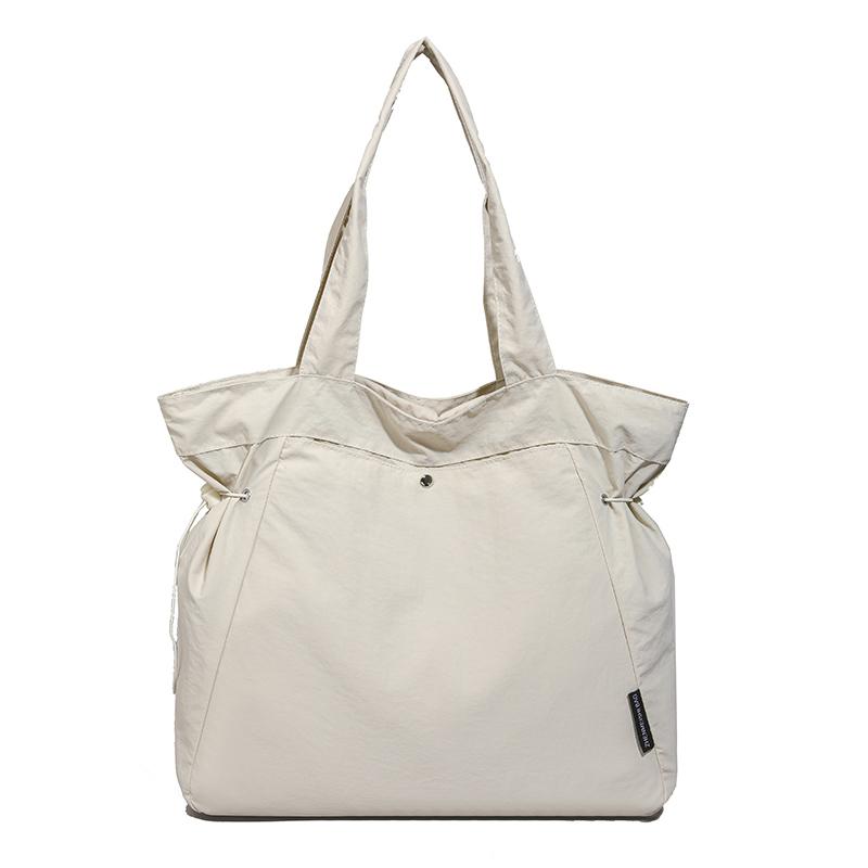 Nylon Bag Women's Large Capacity Shoulder Bag Student Class Commuter Tote Bag