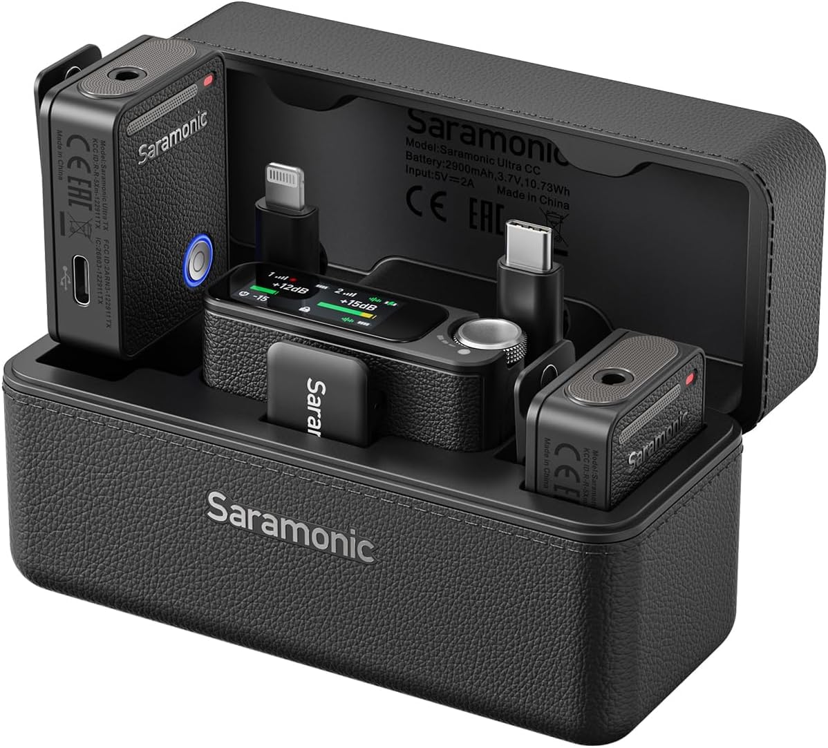 

Saramonic Ultra 03 2-Channel Wireless Microphone System with Built-in Time Code (Blackwith Lavalier Microphone)