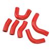 Radiator Coolant Hose Silicone Heat Resistant Leakage Proof Radiator Coolant Hose Kit for Magna VF1100C VF1000C V65 Red