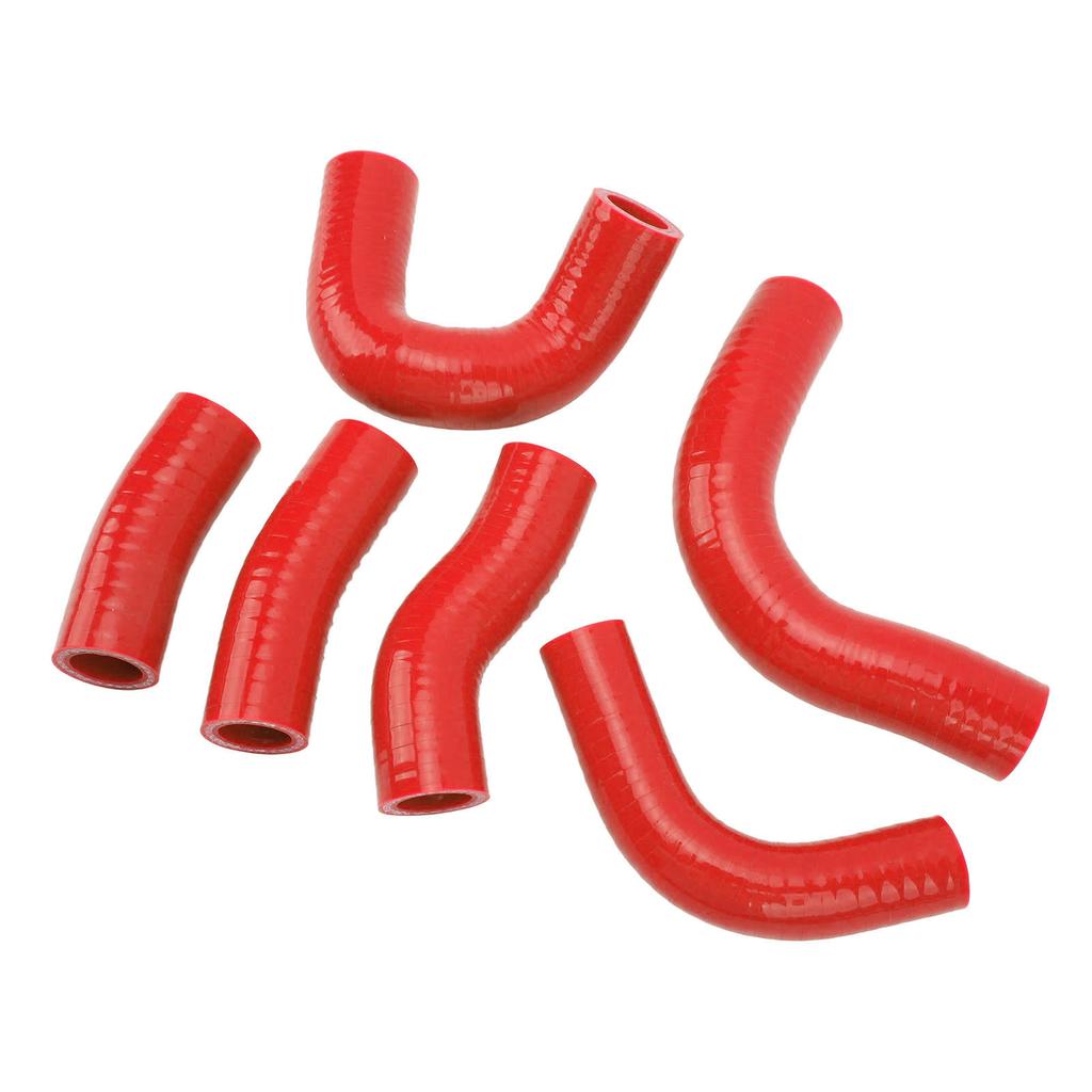 Radiator Coolant Hose Silicone Heat Resistant Leakage Proof Radiator Coolant Hose Kit for Magna VF1100C VF1000C V65 Red