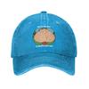 Roger Ricky Spanish Families Cartoon Baseball Cap For Men Women Distressed Washed Headwear Unstructured Caps