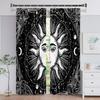 Tarot Mandala Spiritural Vibrant Window Panel Drapes in Children Bedroom Living Room Hall Treatments Kitchen Decoration Drapes Blinds