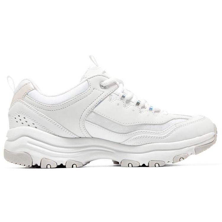 Skechers I-Conik Oreo Comfortable Simple Versatile Low-Top Dad Shoes Women sneakers White 8730076-WHT