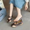 Cross-band ballet training shoes for women's new breathable hollow shallow mouth single shoes versatile casual Mary Jane shoes for women