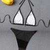 European And American Bikini Adjustable Straps Skinny Premium Swimsuit Swimsuit Women'S Neck Strap Beachwear