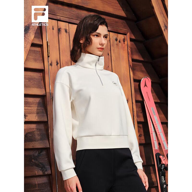 FILA Women's Basic Knit Pullover Sweatshirt