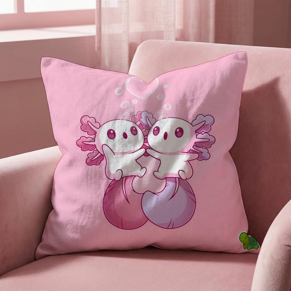 

Ambystoma mexicanum Cushion Cover Multi-Scene Pillow Cover for Home & Car - Reversible, Soft & Durable for Daily Use 30cmx30cm