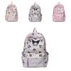 Hello Kitty Kids Backpack With Letter Cartoon Print For School And Daily Use