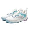 Anta Fabric Cushioning Slip Resistant Abrasion Resistant Low top Basketball Shoes Men's White Purple Blue 112221604Q-6