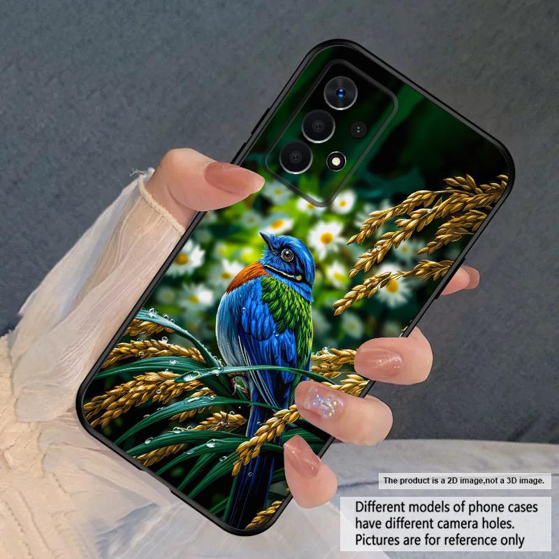 Cute Tiger and Bird For Samsung A03 Core A04 05 06 12 14 15 16 22 23 Galaxy 25 26 4G 34 35 52 53 56 71 73 90 5G Soft Phone Case