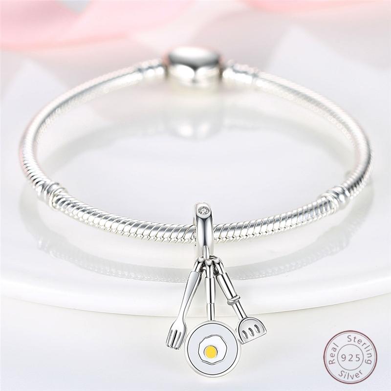 Copper Beaded Pendant Donut Dessert Cake Original 3Mm Bracelet Women Fine Jewelry