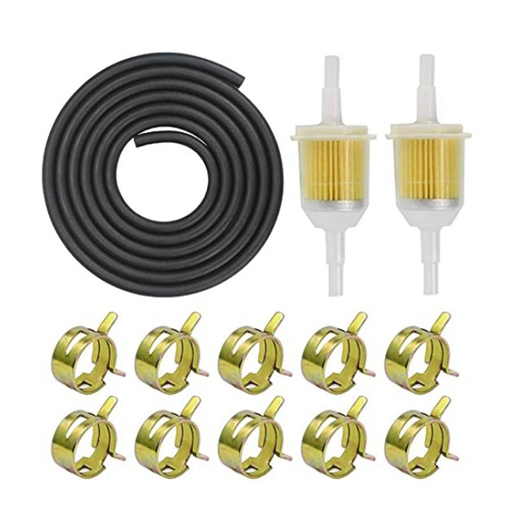 Easy To Install Fuel Filter Kit - Effective Filtration For Motorcycle Or Petrol Hose Long-Lasting Motorcycle Fuel Filter