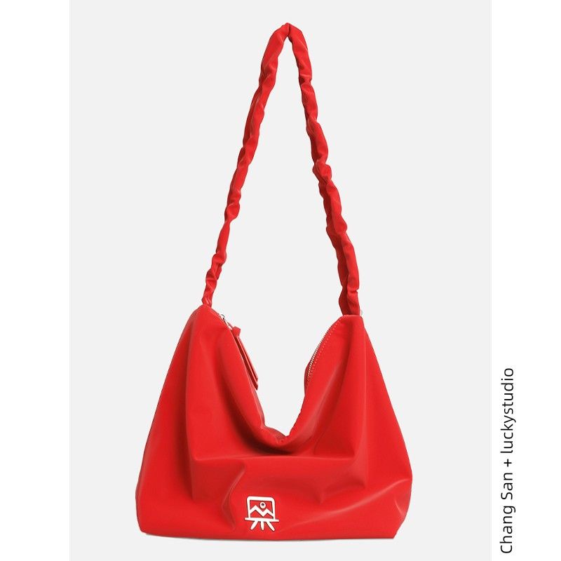 

Kikawa Card Fashion Original Sports One-Shoulder Messenger Bag Red