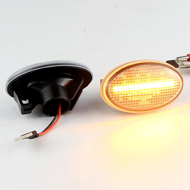 2 Stück 35050560,6398200021 LED Seitenblinker für Mercedes-Benz Smart W450 W452 A-Klasse W168 Citan W415 Vito W639 W447