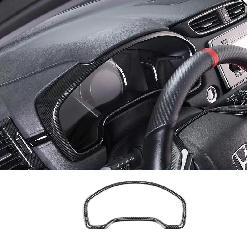 For Honda CRV CR-V C-RV 2017- ABS Carbonfiber Armrest  Window Swtich Cover Gear Shift Panle Air Outlet Steering Wheel Cover