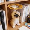 Lovely Dog Statue Key Candy Bowl Dog Statues Figurines Entryway Table Ornament for Office Home Decors New Year Gift