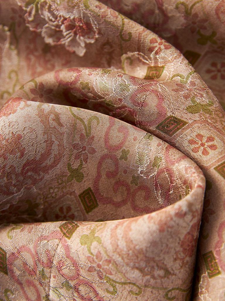 Xiangyunsha Sleeveless Cheongsam Vest - Women's Retro National Style Summer Top