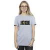 DC Comics Womens/Ladies The Flash Batman Portraits Cotton Boyfriend T-Shirt
