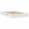 VidaXL Cadre de lit sans matelas blanc 160x200 cm bois de pin massif 3301667