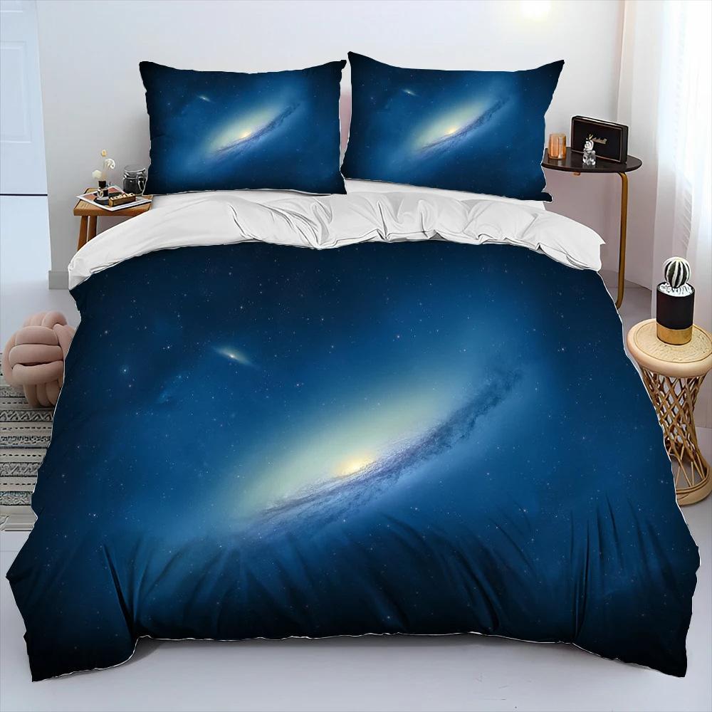 Digital Printing Three-Piece Universe Printing Bedding Home Textile Bedding