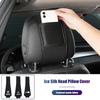 -Ice Silk Car Headrest Cover Seat Headrest Neck Pillow Cover Accessories For BMW 5 Series X3 X5 F10 F30 F25 F15 G20 G60 G30 G32