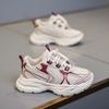 2025 Autumn New Dad Shoes Boys Korean Version Breathable Wear-resistant Fashion Casual Shoes Student Running Sports Shoes