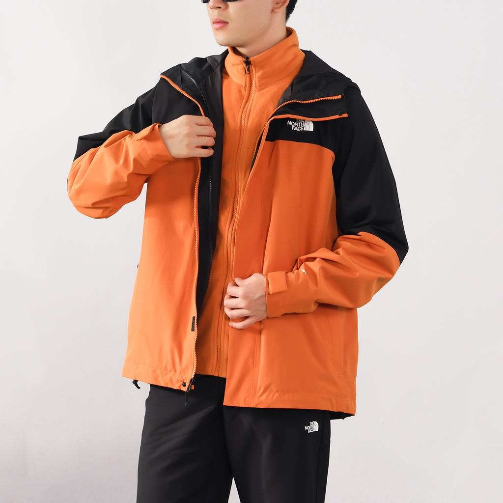 THE NORTH FACE SANGRO Waterproof And Windproof To Keep Warm Windbreaker Jacket Men's Orange NF0A89ZP-6D2