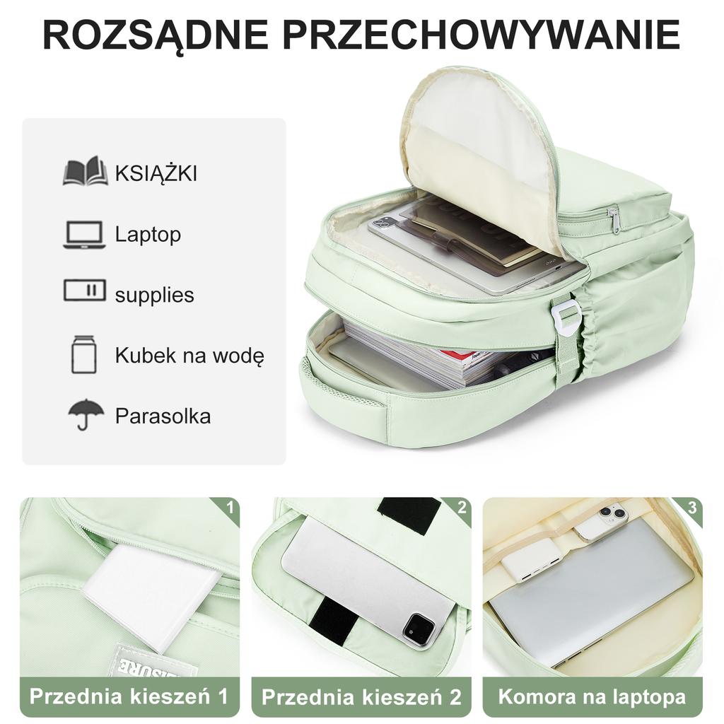 Backpack For Women Men,15.6Inch Laptop Backpack For Work,College,Travel,Large Waterproof Daypack, Schoolbag With Lots Of Pockets