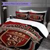 Glory Devils Rise Three-piece set (1 * duvet cover + 2 * pillowcase, without core) 2D Flat Duvet cover and pillowcase Bedding set Soft and comfortable